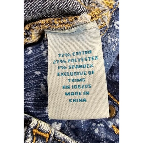 Sundance Womens Primrose Denim Jeans Straight Fit Blue Boyfriend Boho 29 x 28.5 - Picture 4 of 15